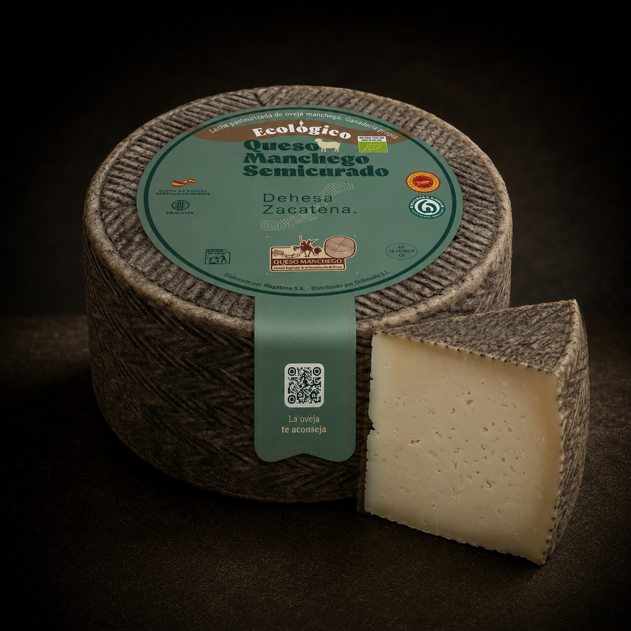 Queso Manchego Ecológico Semicurado Pasteurizado