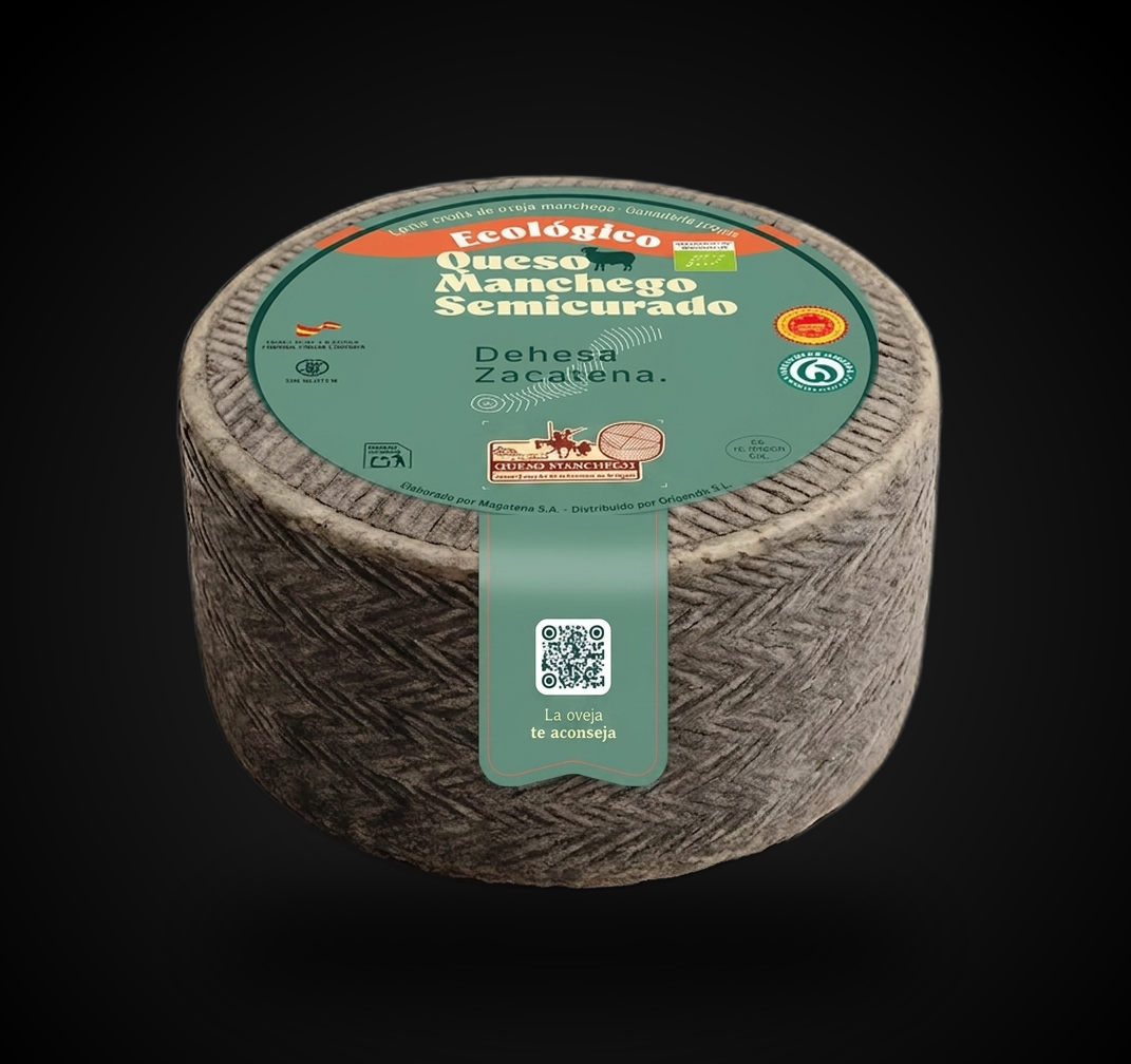 Queso Manchego Ecológico Semicurado Leche Cruda