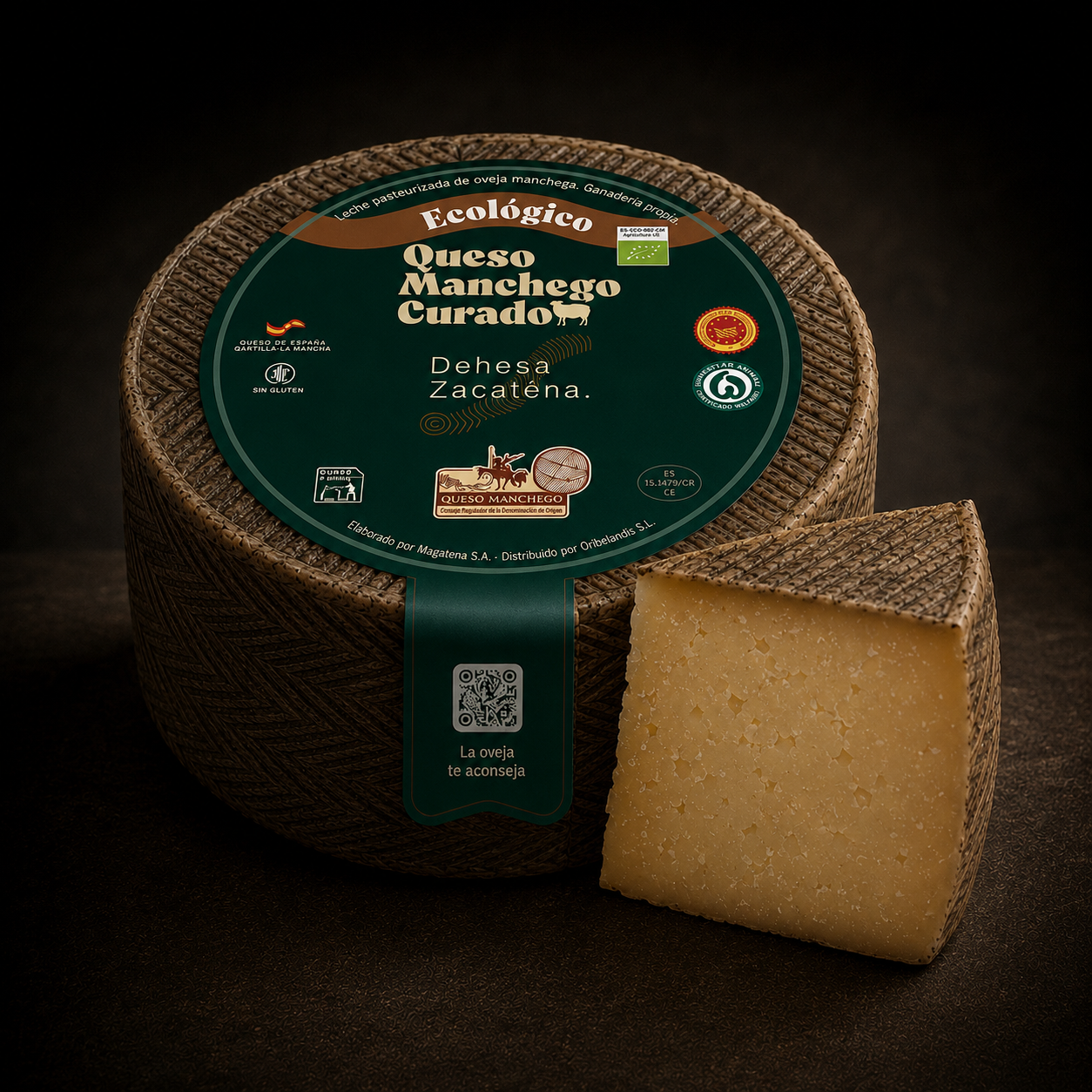 Queso Manchego Ecológico Curado Pasteurizado